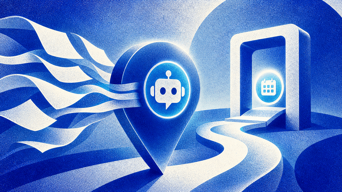 Illustration SaaS d'un agent IA de setting qui qualifie un lead avant rendez-vous
