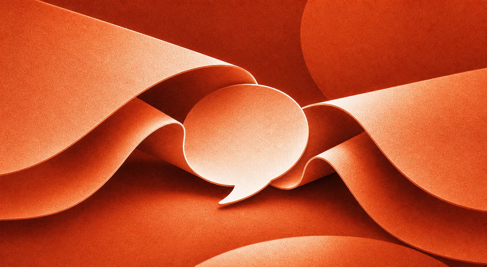 Illustration d’un passage fluide entre une IA conversationnelle et un conseiller humain