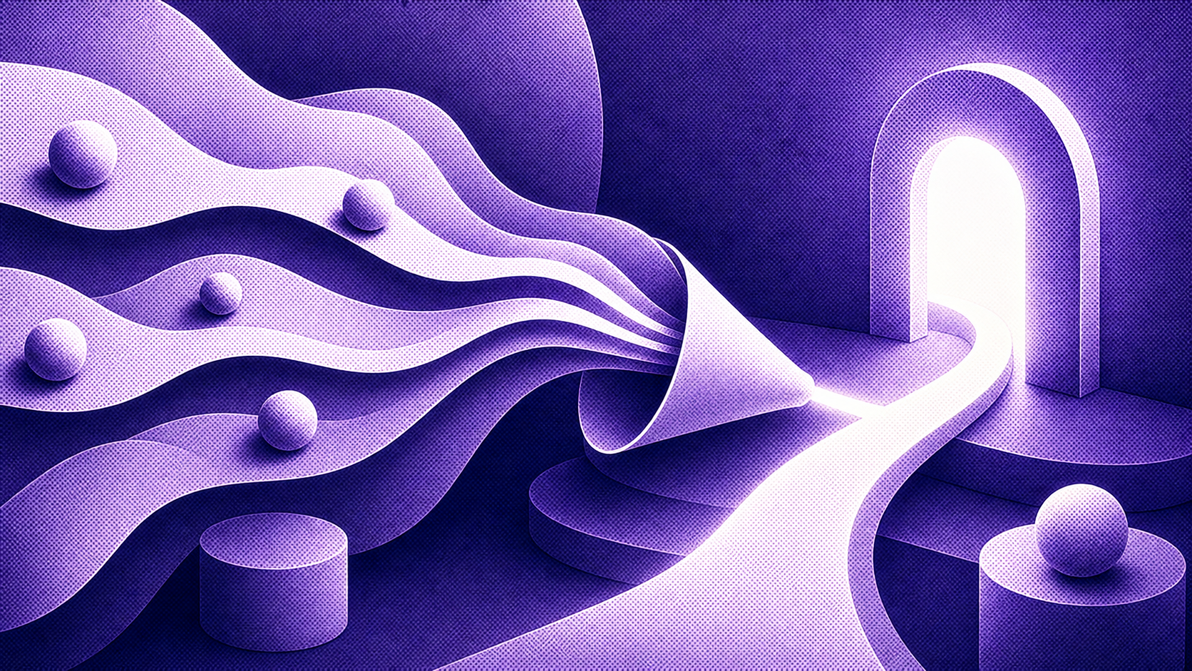 Illustration d'un article de blog transformé en conversations qualifiées