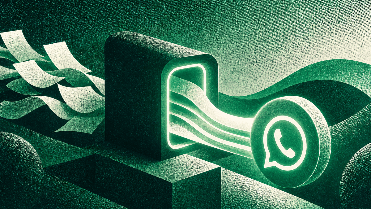 Illustration de statuts WhatsApp suivis dans un tableau de bord marketing